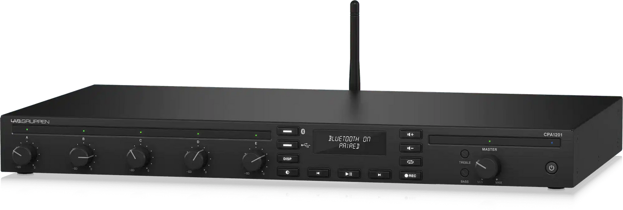Lab Gruppen CPA1201 120W Commercial Mixer Amplifier with 5 Inputs, Bluetooth Audio Amplifiers Lab Gruppen