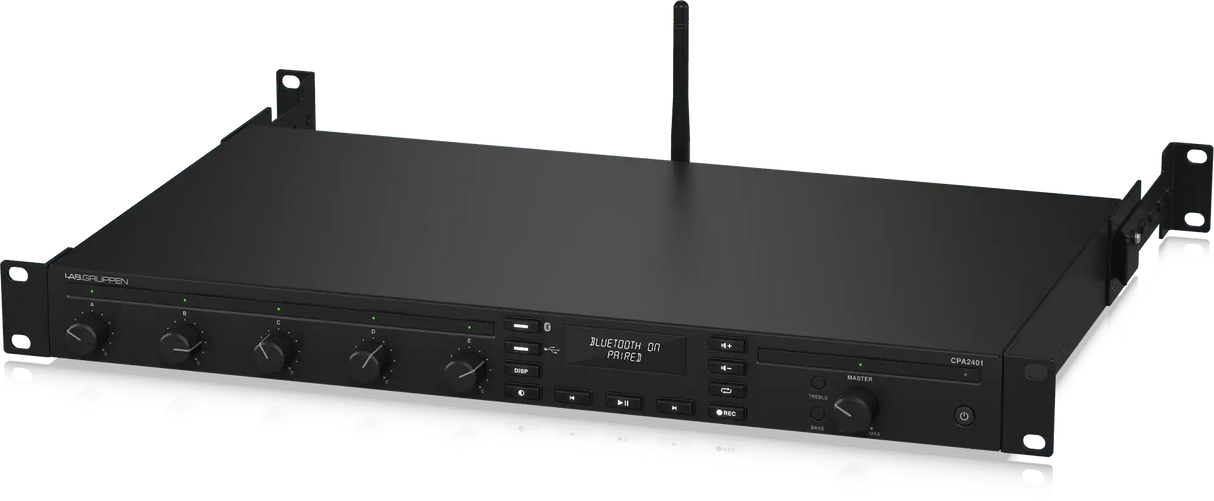 Lab Gruppen CPA2401 240W Commercial Mixer Amplifier with 5 Inputs, Bluetooth Audio Amplifiers Lab Gruppen