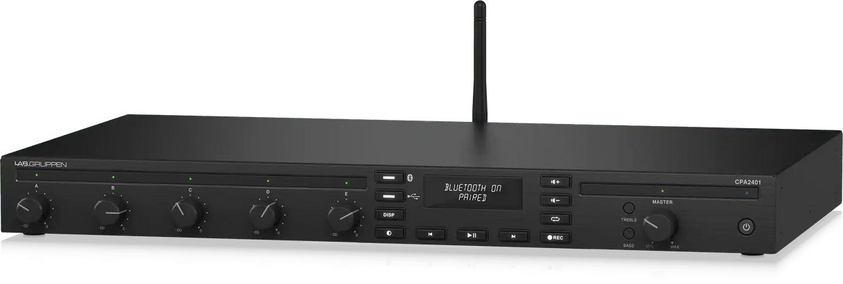 Lab Gruppen CPA2401 240W Commercial Mixer Amplifier with 5 Inputs, Bluetooth Audio Amplifiers Lab Gruppen