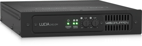 Lab Gruppen LUCIA 240/2M Compact Matrix Amplifier for Installations (2 x 120W) - LUCIA240/2M Audio Amplifiers Lab Gruppen