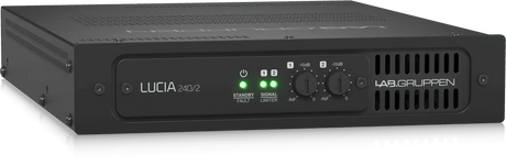 Lab Gruppen LUCIA 240/2 Compact Amplifier for Installations (2 x 120W) - LUCIA240/2 Audio Amplifiers Lab Gruppen