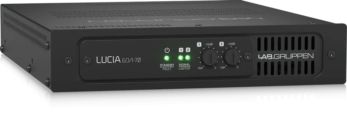 Lab Gruppen LUCIA 60/1-70 Compact Mono Amplifier for High-Impedance 70V Installations (1 x 60W) - LUCIA60/1-70 Audio Amplifiers Lab Gruppen