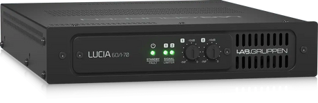 Lab Gruppen LUCIA 60/1-70 Compact Mono Amplifier for High-Impedance 70V Installations (1 x 60W) - LUCIA60/1-70 Audio Amplifiers Lab Gruppen