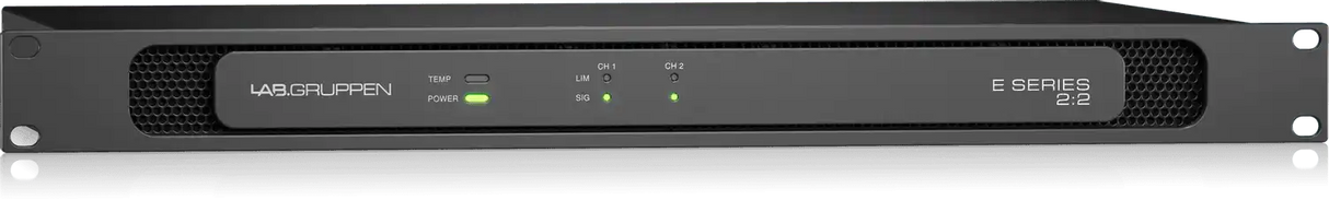 Lab Gruppen E2:2 - 200 Watt Amplifier with 2 Flexible Output Channels for Installation Applications Audio Amplifiers Lab Gruppen