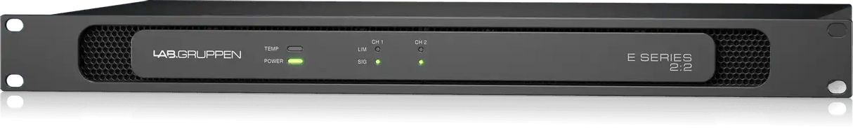 Lab Gruppen E2:2 - 200 Watt Amplifier with 2 Flexible Output Channels for Installation Applications Audio Amplifiers Lab Gruppen