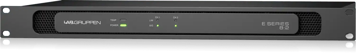 Lab Gruppen E8:2 Ampllfier 2-Channel Power Amplifier with Low Impedance and 70-100V Operation Audio Amplifiers Lab Gruppen