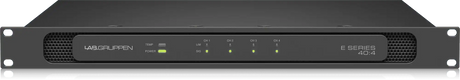 Lab Gruppen E 40:4 4,000 Watt Amplifier with 4 Flexible Output Channels for Installation Applications Audio Amplifiers Lab Gruppen