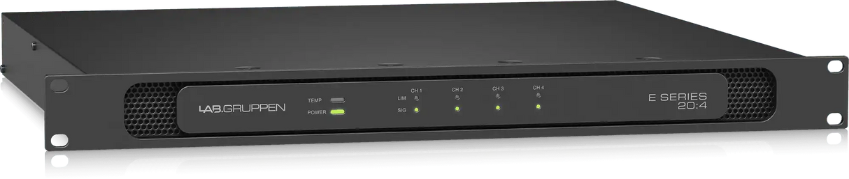 Lab Gruppen E 20:4 2,000 Watt Amplifier with 4 Flexible Output Channels for Installation Applications Audio Amplifiers Lab Gruppen