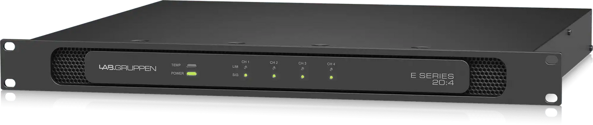 Lab Gruppen E 20:4 2,000 Watt Amplifier with 4 Flexible Output Channels for Installation Applications Audio Amplifiers Lab Gruppen