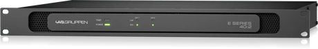 Lab Gruppen E 40:2 4,000 Watt Amplifier with 2 Flexible Output Channels for Installation Applications Audio Amplifiers Lab Gruppen