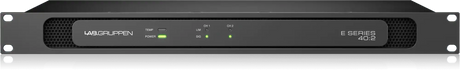 Lab Gruppen E 40:2 4,000 Watt Amplifier with 2 Flexible Output Channels for Installation Applications Audio Amplifiers Lab Gruppen