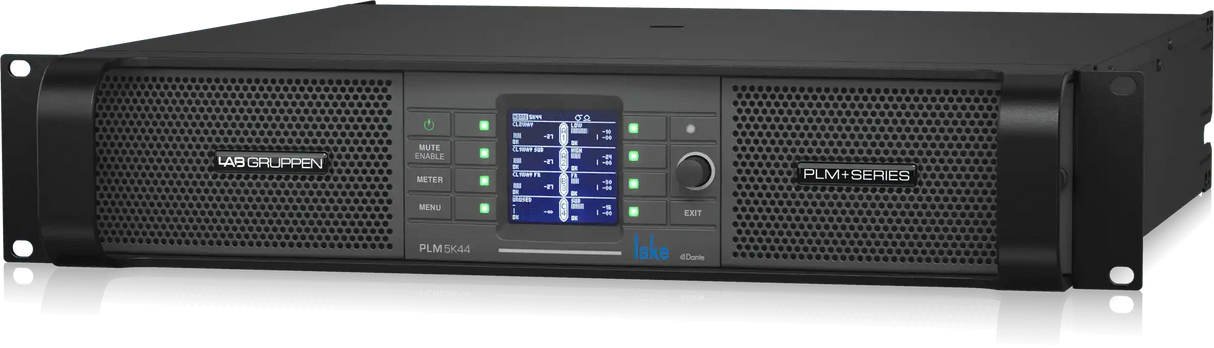 Lab Gruppen PLM 5K44 5000W 4-Channel Amplifier with Lake DSP and Network (speakON + Binding Post) - PLM 5K44 Audio Amplifiers Lab Gruppen