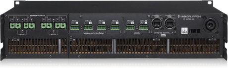 Lab Gruppen D SERIES LAKE D 200:4L 20,000W Amplifier with 4 Flexible Output-Channels, Lake Digital Signal Processing and Digital Audio Networking for Installation Applications Audio Amplifiers Lab Gruppen