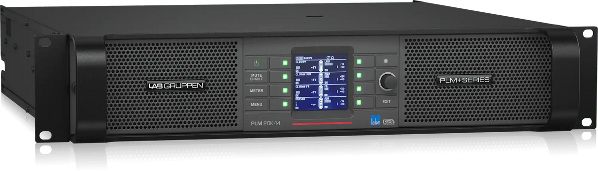 Lab Gruppen PLM 20K44 SP 20,000W 4-Channel Amplifier with Lake DSP and Network (speakON) - PLM20K44/SP Audio Amplifiers Lab Gruppen