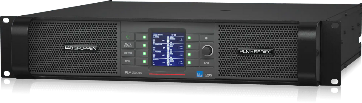 Lab Gruppen PLM 20K44 SP 20,000W 4-Channel Amplifier with Lake DSP and Network (speakON) - PLM20K44/SP Audio Amplifiers Lab Gruppen