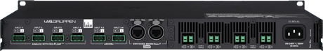 Lab Gruppen D SERIES LAKE D 20:4L 2000W Amplifier with 4 Flexible Output-Channels, Lake Digital Signal Processing and Digital Audio Networking for Installation Applications Audio Amplifiers Lab Gruppen