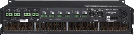 Lab Gruppen D SERIES LAKE D 120:4L 12,000W Amplifier with 4 Flexible Output-Channels, Lake Digital Signal Processing and Digital Audio Networking for Installation Applications Audio Amplifiers Lab Gruppen