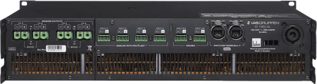 Lab Gruppen D SERIES LAKE D 120:4L 12,000W Amplifier with 4 Flexible Output-Channels, Lake Digital Signal Processing and Digital Audio Networking for Installation Applications Audio Amplifiers Lab Gruppen