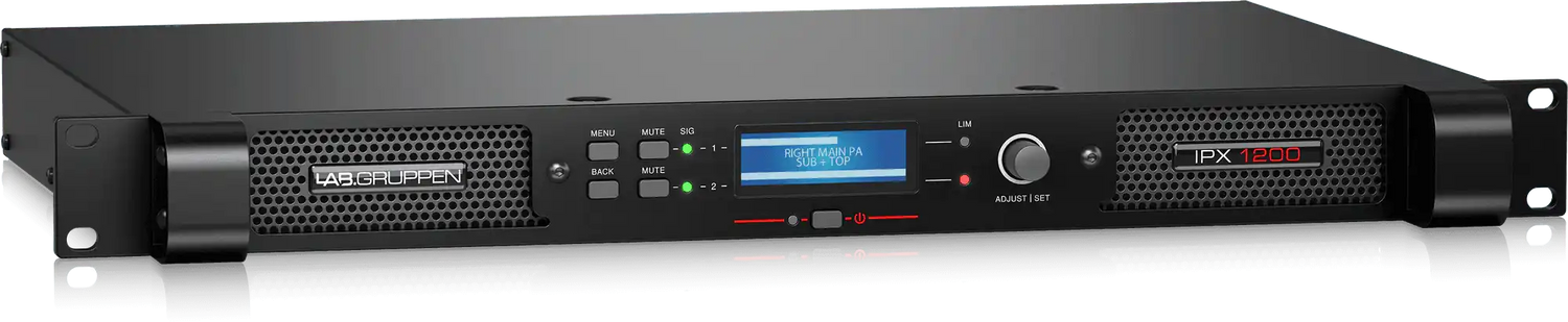 Lab Gruppen IPX 1200 Compact 1200W 2-Channel DSP Controlled Power Amplifier - IPX 1200 Audio Amplifiers Lab Gruppen