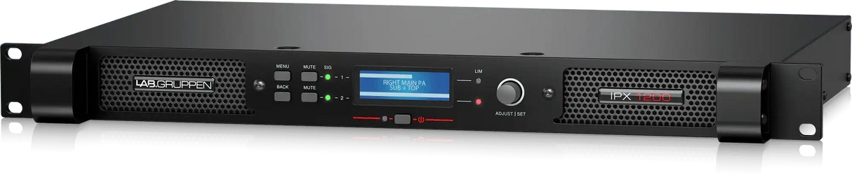 Lab Gruppen IPX 1200 Compact 1200W 2-Channel DSP Controlled Power Amplifier - IPX 1200 Audio Amplifiers Lab Gruppen