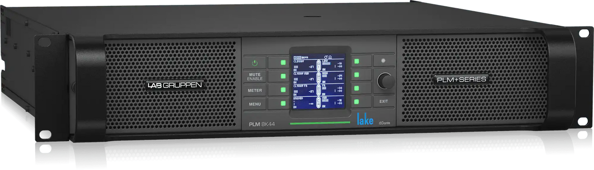 Lab Gruppen PLM 8K44 SP 8000W 4-Channel Amplifier with Lake DSP and Network (speakON) - PLM8K44/SP Audio Amplifiers Lab Gruppen