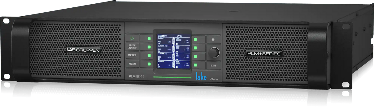 Lab Gruppen PLM 8K44 SP 8000W 4-Channel Amplifier with Lake DSP and Network (speakON) - PLM8K44/SP Audio Amplifiers Lab Gruppen