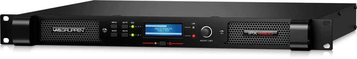 Lab Gruppen IPX 4800 Compact 4,800-Watt 2-Channel DSP-Controlled Power Amplifier Audio Amplifiers Lab Gruppen