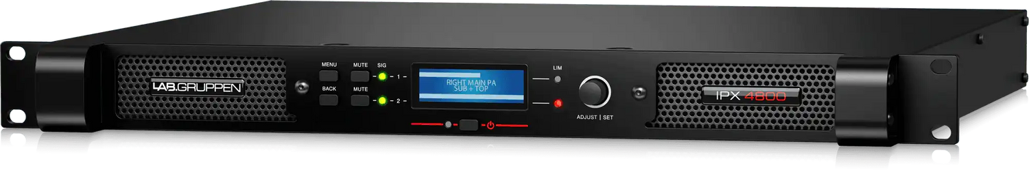 Lab Gruppen IPX 4800 Compact 4,800-Watt 2-Channel DSP-Controlled Power Amplifier Audio Amplifiers Lab Gruppen