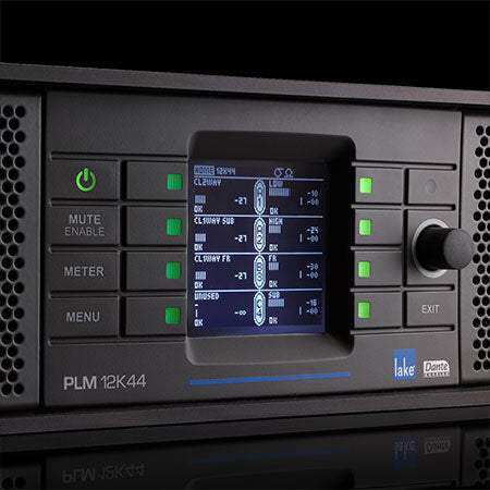 Lab Gruppen PLM 12K44 BP 12,000W 4-Channel Amplifier with Lake DSP and Network (Binding Post) - PLM12K44/BP Audio Amplifiers Lab Gruppen