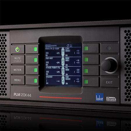 Lab Gruppen PLM 20K44 SP 20,000W 4-Channel Amplifier with Lake DSP and Network (speakON) - PLM20K44/SP Audio Amplifiers Lab Gruppen