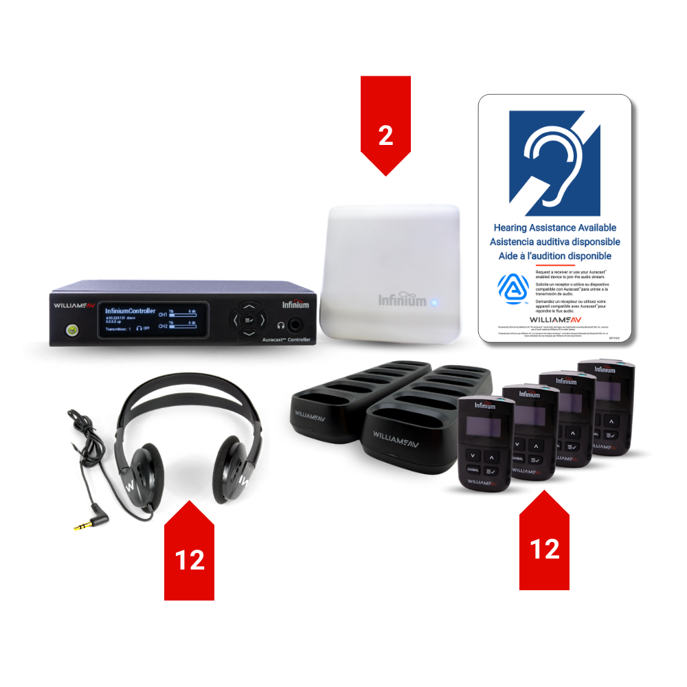 Williams AV BA SYS3-00 Infinium Auracast Listening System