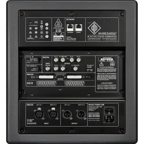Neumann KH 810 II AES67 10" Active Studio Subwoofer Speakers Neumann