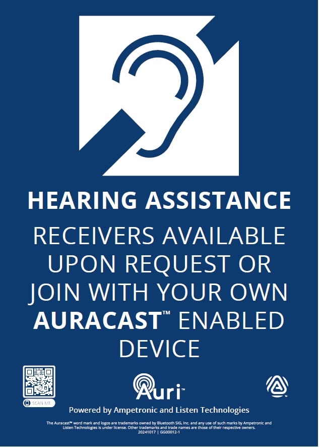Listen Technologies LA-308 Auri Assistive Listening Signage Kit