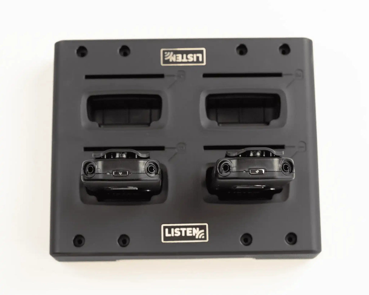 Listen Intelligent 4-Unit Charging Tray - LA-384 Assistive Listening Listen Technologies