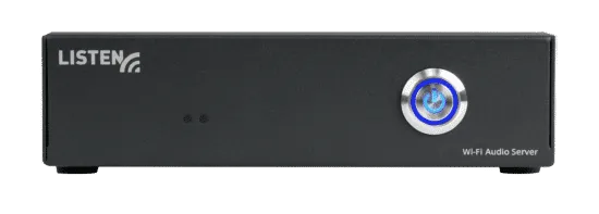 Listen Tech LWS-02B-W1 2 Channel Wi-Fi System with 2 receivers Assistive Listening Listen Technologies