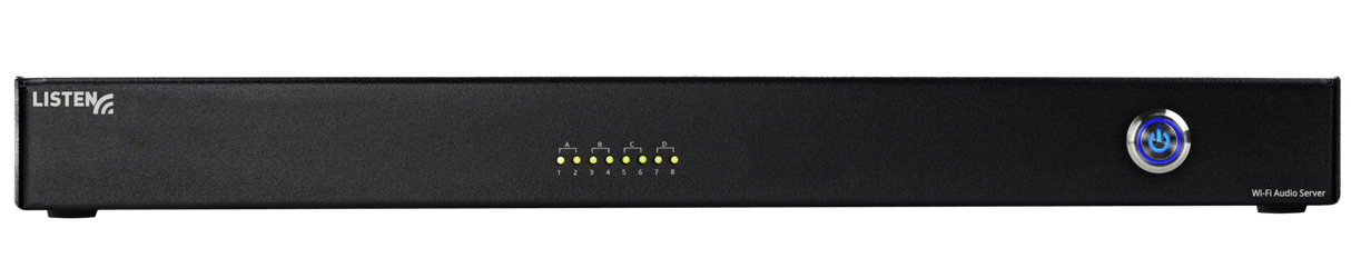 Listen Technologies LW-215-08-09 ListenWIFI 8-Channel Audio Server
