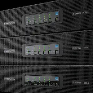 Lab Gruppen D SERIES LAKE D 200:4L 20,000W Amplifier with 4 Flexible Output-Channels, Lake Digital Signal Processing and Digital Audio Networking for Installation Applications Audio Amplifiers Lab Gruppen