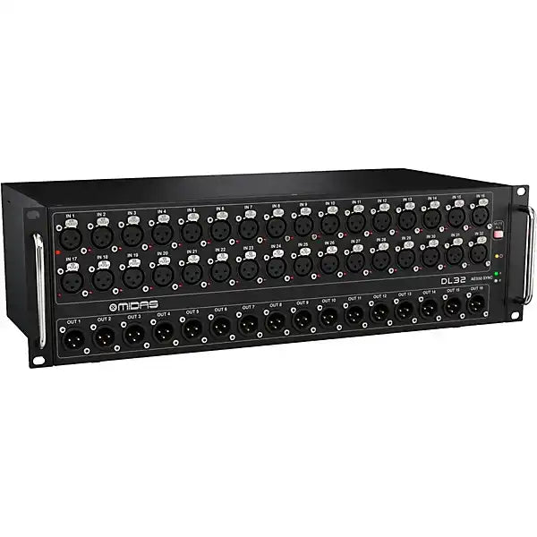 Midas M32 LIVE Digital Mixer Bundle With DL32 Stage Box Audio Mixers Midas