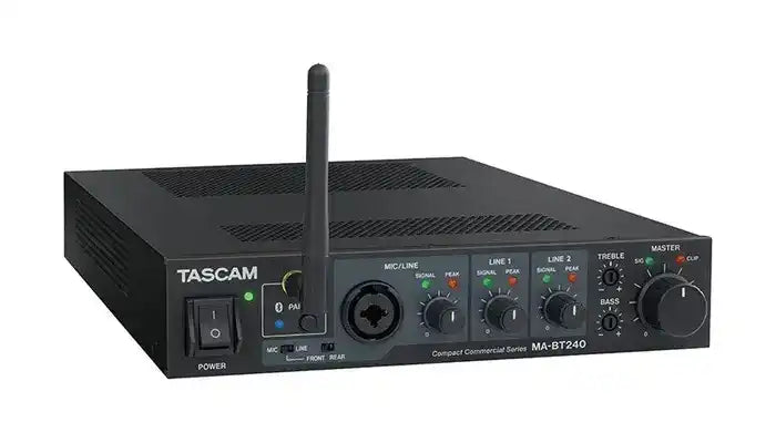 Tascam Ma-BT240 Mixing Amplifier with Bluetooth Receiver Audio Players & Recorders Tascam