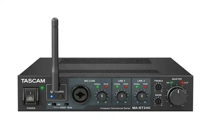 Tascam Ma-BT240 Mixing Amplifier with Bluetooth Receiver Audio Players & Recorders Tascam