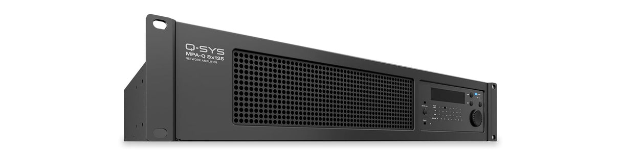 QSC MPA-Q 8x125 – 8-Channel 125W Q-SYS Network Amplifier Network Amplifier QSC