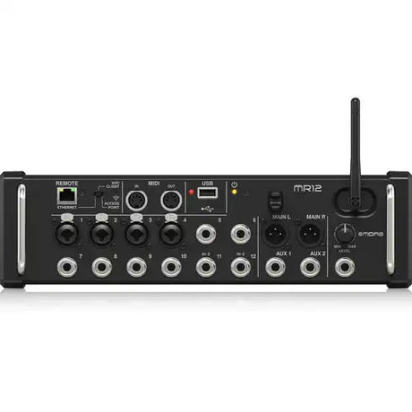 Midas MR12 12-Input Digital Mixer for iPad/Android Tablets with Wi-Fi and USB Recorder Audio Mixers Midas