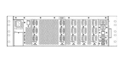 RGB Spectrum MW V 500-2K 3RU Chassis MediaWall V Display Processor Video Wall Processors RGB Spectrum