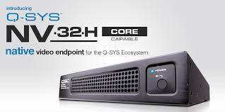QSC NV-32-H 4K60 4:4:4 Network Video Endpoint for the Q-SYS Ecosystem - NV-32-H Room Control QSC