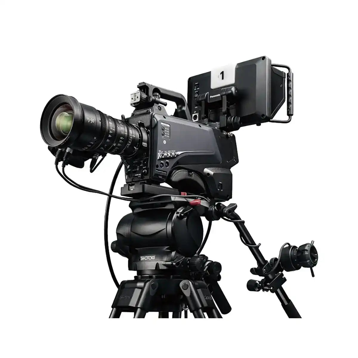 Panasonic AK-PLV100GSJ 4K CINELIVE Studio Camera with PL Mount, Black Broadcast Panasonic
