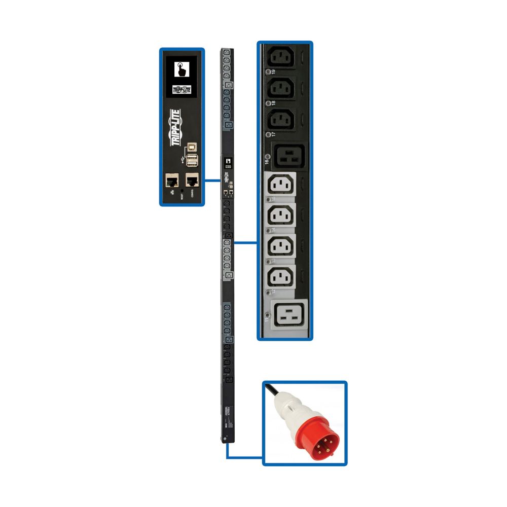 Eaton PDU3XEVSR6G20 – 3-Phase Switched Rack PDU Rack PDUs Eaton