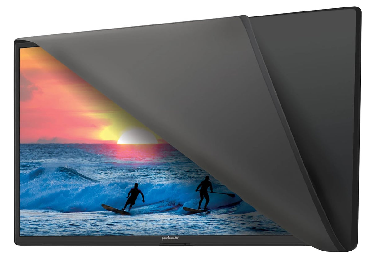 Peerless-AV ACCD-DC753 universal dust cover for 75 inch Neptune outdoor TVs, product view