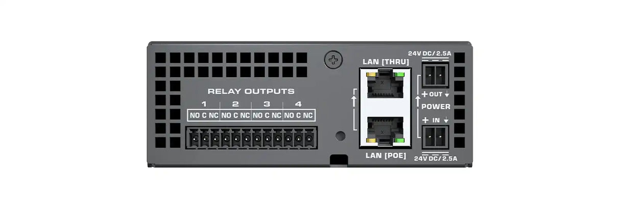 QSC QIO-LVR4 Network low-voltage relay expander for Q-SYS Room Control QSC