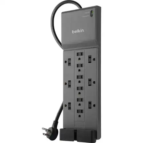 Belkin 12-Outlet Surge Protector (Black) Power Belkin