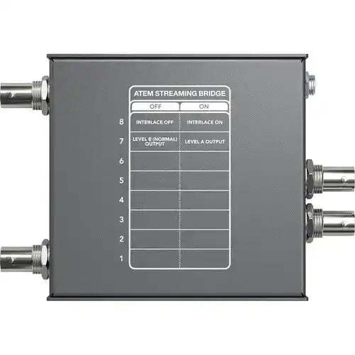 Blackmagic Design ATEM Streaming Bridge - SWATEMMINISBPR Production Blackmagic Design